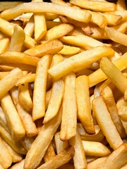 Photo of freshly fried fries. Yummy