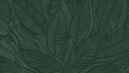 Abstract Green Leaf Texture, Nature Background, Tropical Leaf &ndash; Lush Botanical Design for Eco-Friendly Branding, Organic Marketing, Digital and Print Media, Sustainable Creative Projects, and Nature-I