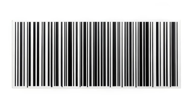 Barcode on White Background