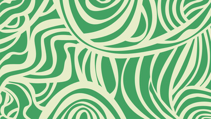 Wonderful zebra green seamless background. Abstract wild leather vector background in 1970s hippie retro style for print on textile, wrapping paper, web design and social media.