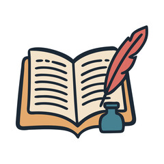 Poem Book Writing Icon
