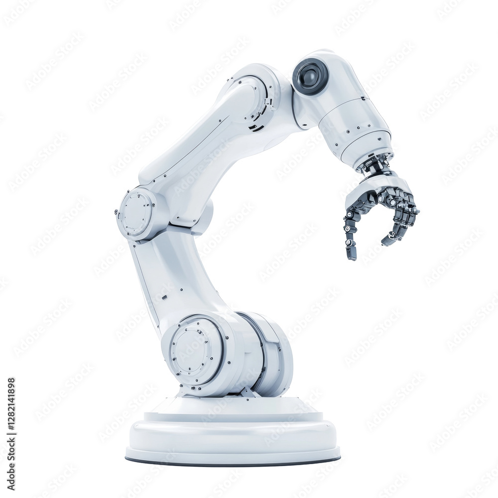 Aufkleber advanced industrial robotic arm with precision gripper for automated manufacturing tasks