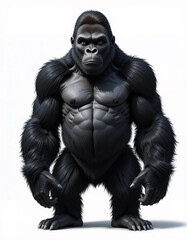 Gentle white Giant: Albino Gorilla