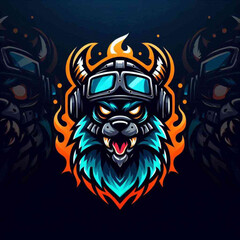 a unique esport logo in the form of a cute animal 2025