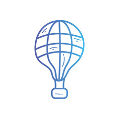 Obraz premium Hot Air Balloon Vector icon