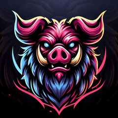 a unique esport logo in the form of a cute animal 2025