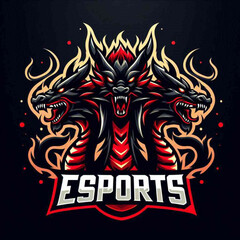 a unique esport logo in the form of a cute animal 2025