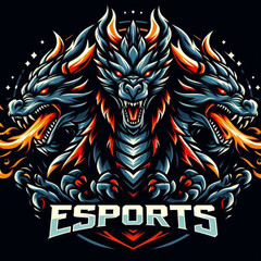 a unique esport logo in the form of a cute animal 2025