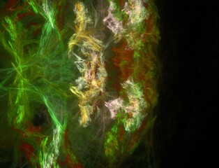 Imaginatory fractal abstract background Image