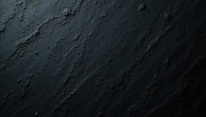 Obraz premium Rough charcoal smudges, distressed black surface, paint, black