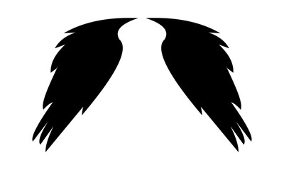 wings silhouette vector