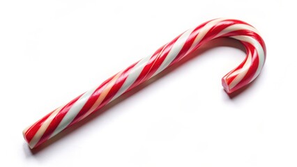 Fototapeta premium Candy Cane on White Background