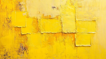 yellow brick wall with vibrant textures, bold and dynamic composition, textured and artistic design, radiant and modern tones