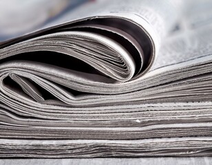 macro image of gray newsprint