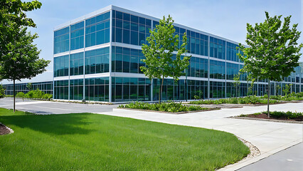 modern building in the night