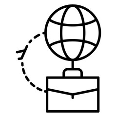 MICE tourism icon simple vector symbol