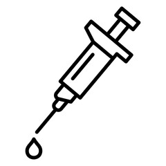 pipette icon simple vector symbol