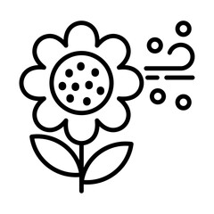 Pollen Icon simple vector symbol