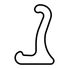 rack for violin icon simple vector symbol