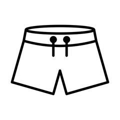 shorts icon simple vector symbol