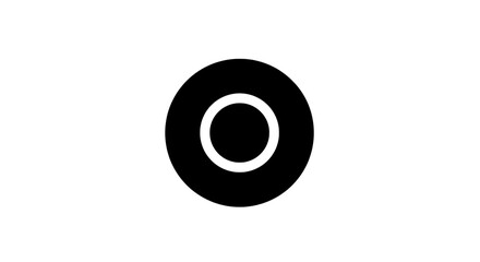 black and white eps icon