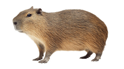 capybara animal isolated on white , transparent , png 