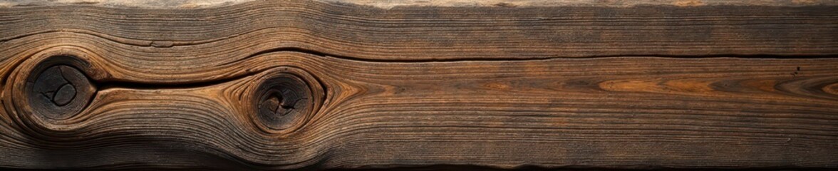 Close-up, aged wood beam, prominent knot, rich tones, background, light