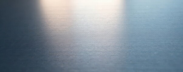 Fototapeta premium Close-up, fine brushed aluminum; visible grain, material, silver