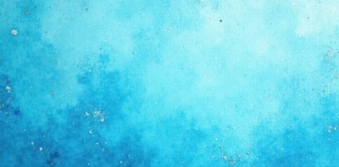 Obraz premium Light blue cyan grunge texture, abstract paint splatters , vintage, color