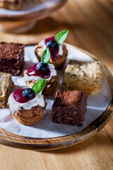 chocolate cake with nuts