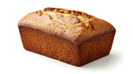 Delicious Loaf of Homemade Bread on a White Surface Ready to Slice and Enjoy Baking Treat