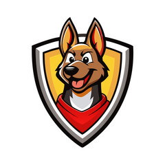 Proud German Shepherd with Shield - Vector Illustration, Cartoon, Clipart & Line Art, Proud German Shepherd with a shield vector illustration – perfect for logos, clipart, and designs.







