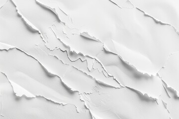 Obraz premium Delicate layers of crumpled white watercolor paper create intricate patterns, inviting exploration of texture and light in an artistic atmosphere