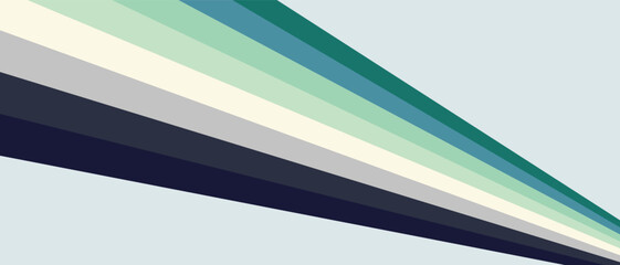 Obraz premium Vintage 70s retro background vector. Abstract wavy stripes in warm colors on a light backdrop. Nostalgic mid-century style wallpaper for posters, banners, and decorative design