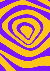 Liquid frame trippy psychedelic illustration