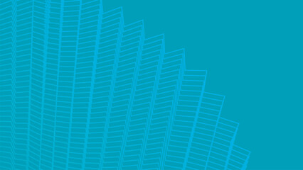 Teal blue zig zag texture pattern abstract background