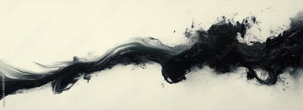 Poster abstract ink wash painting dynamic textured background high contrast artistic design