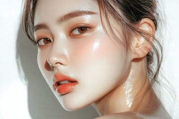 Portrait of an Elegant Young Asian Woman