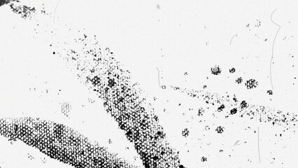  Brush doodle effect. Dust and scratches grunge texture. White background. High quality photo