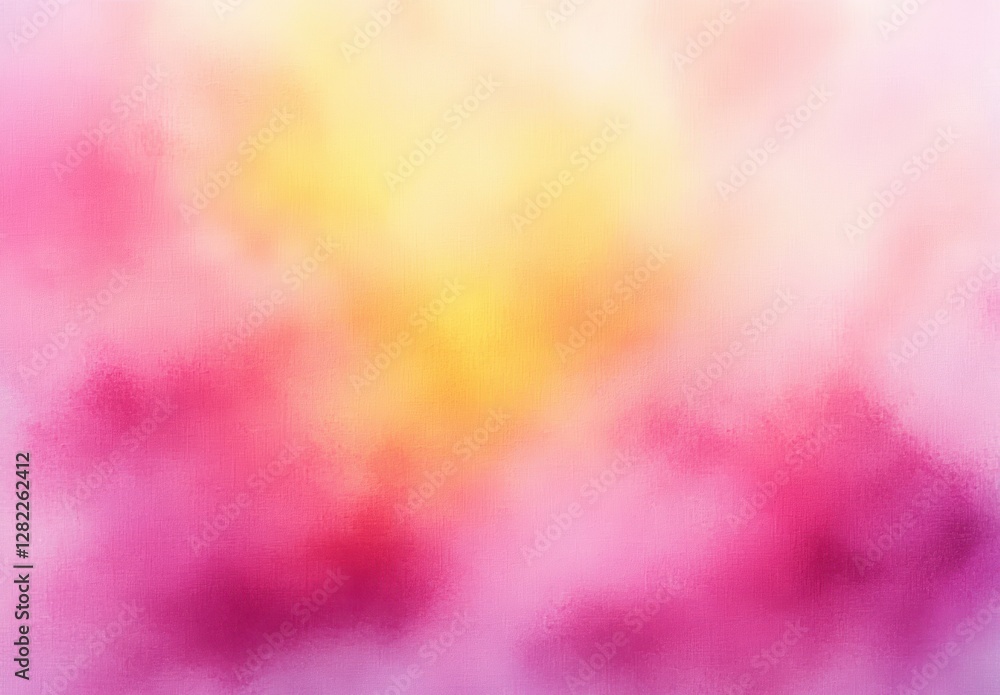 Aufkleber soft pink and yellow dreamy pastel abstract background for web graphics