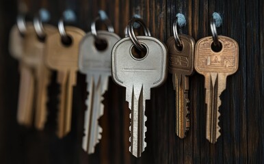 Keys for Copying Duplicating Car and Household Use in Locksmith Workshop