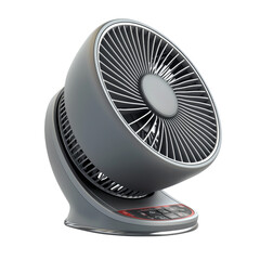 Modern table fan with sleek design and control panel