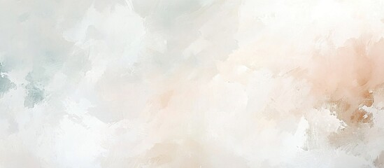 Abstract white gray paint brush stroke texture background wallpaper. Contemporary art painting, textured neutral color backdrop with copy space