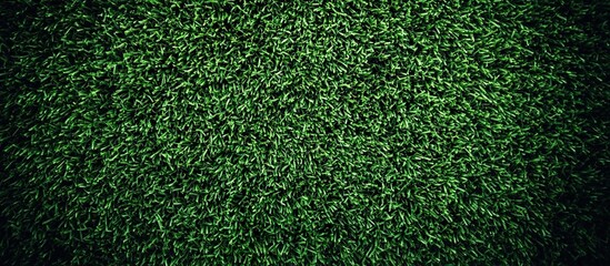 Obraz premium Green football soccer field grass texture background wallpaper with copy space