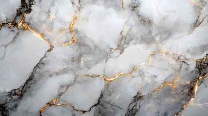 Luxurious marble texture with gold veins. Perfect background for design projects. Elegant Gold and Grey Marble Texture: A Luxurious Background