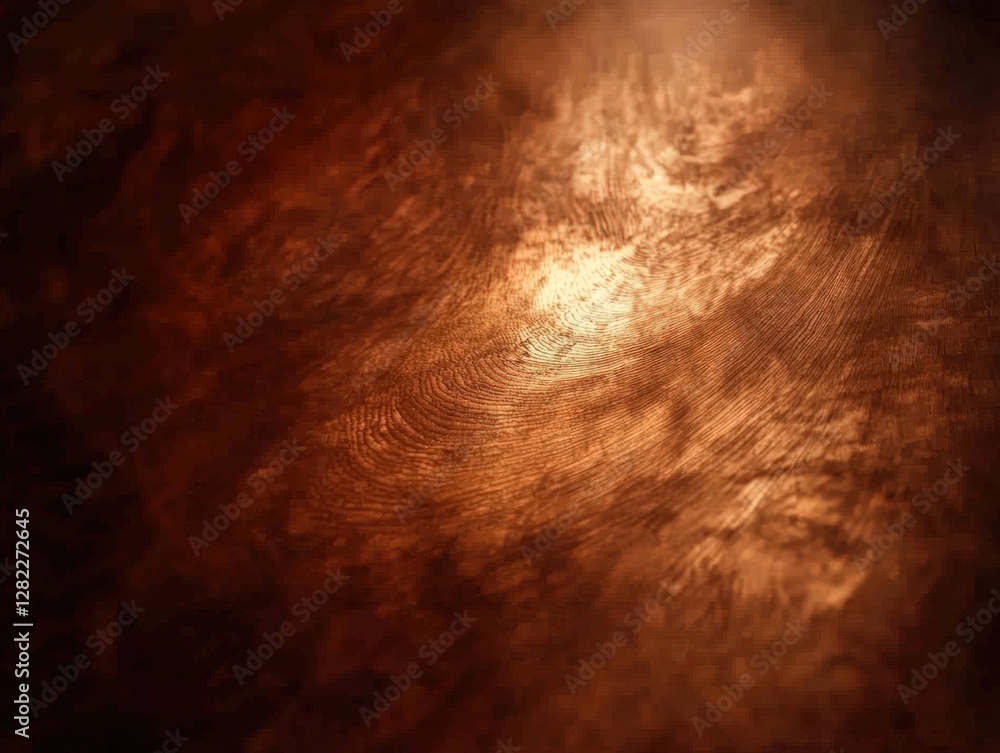 Poster abstract brown texture background illuminated with spotlight creating a warm atmosphere