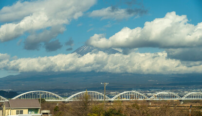 Rural landscape in the Japanese countryside