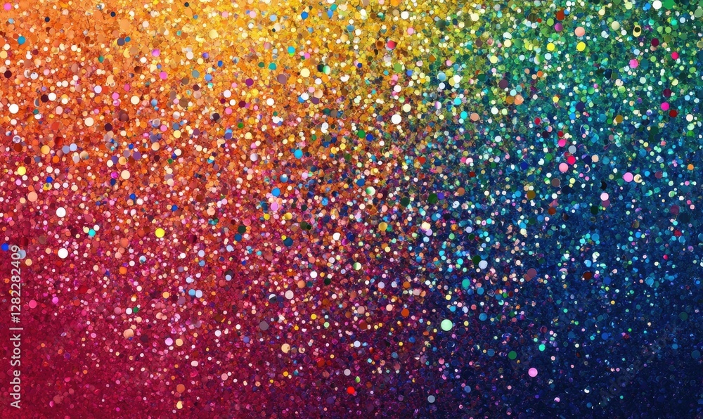 Poster a colorful background with many small dots