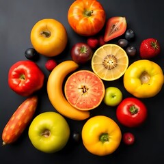 A collection of colorful fruits with various flavors and textures