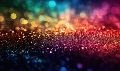 A colorful background with many small dots of different colors